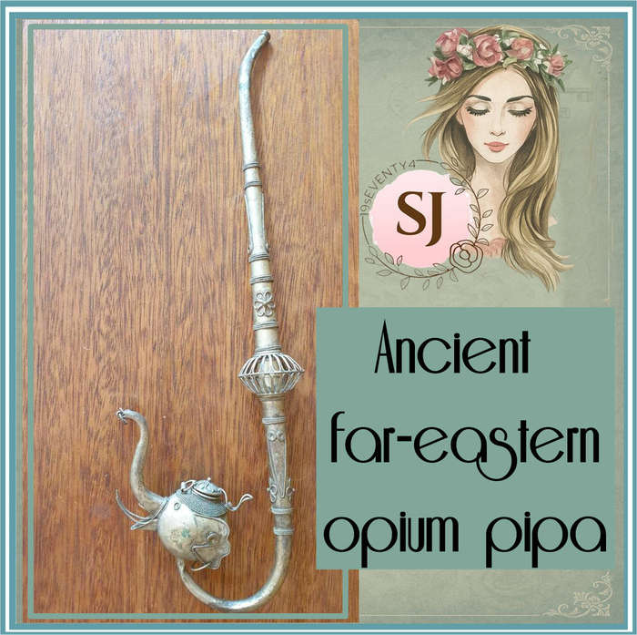 Ancient far-eastern opium pipa