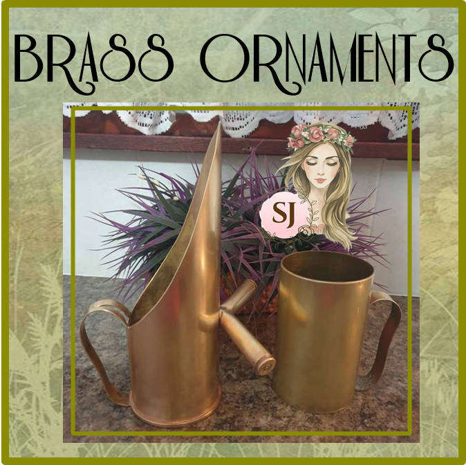 SET OF BRASS ORNAMENTS | VERY HEAVY | SOLID |