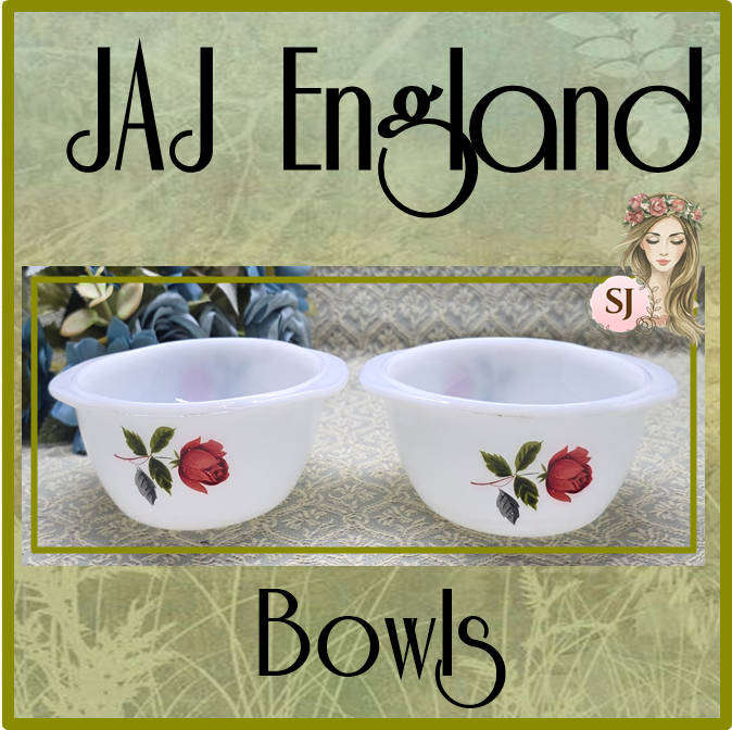 Pair of Vintage JAJ England Bowls