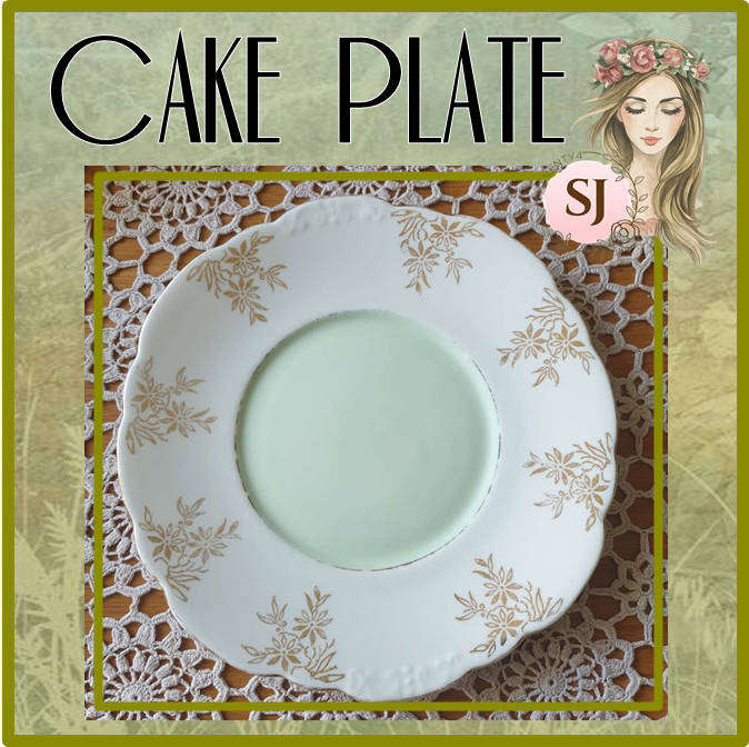 Vintage Taylor & Kent Bone China | England | CAKE PLATE |