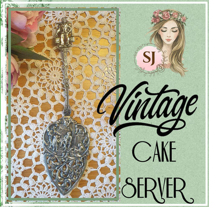 VINTAGE CAKE SERVER