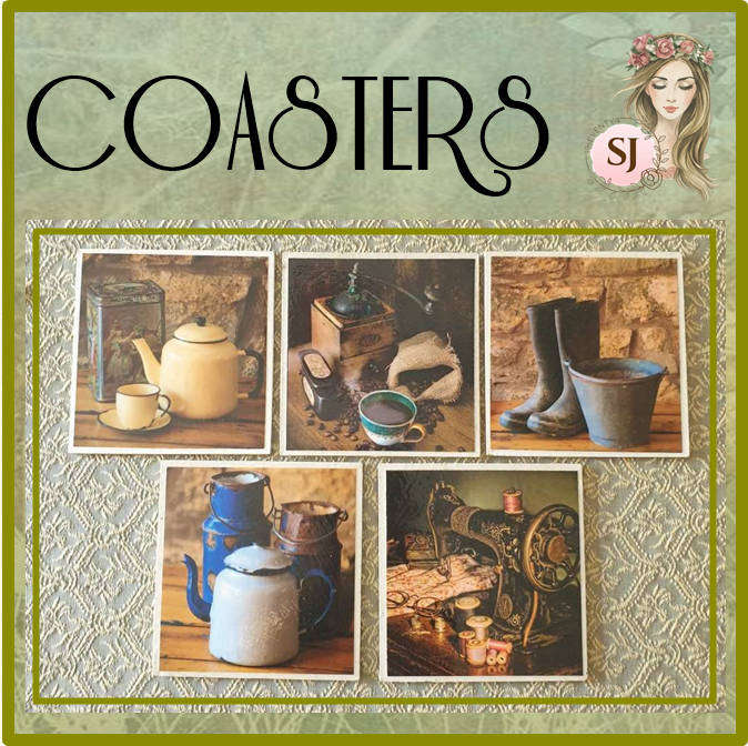 5 COASTERS FOR YOUR COLLECTION