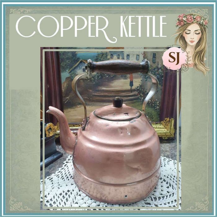 VINTAGE ELECTRIC COPPER KETTLE (NOT WORKING )