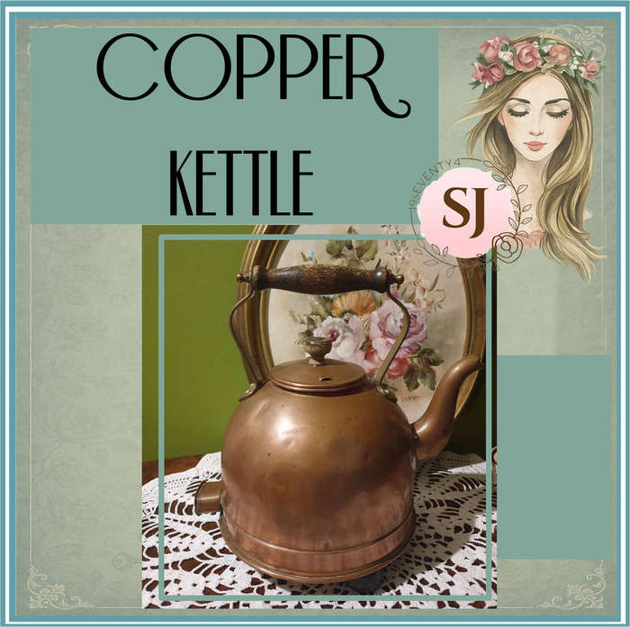 VINTAGE ELECTRIC COPPER KETTLE (NOT WORKING )