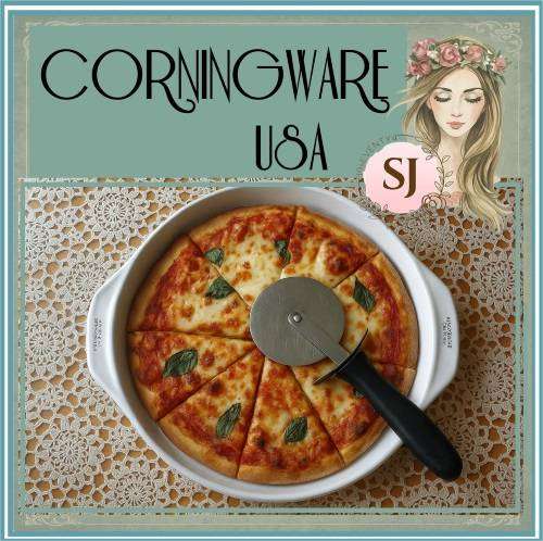 Corning Ware Microwave Crisper / Browning Dish  Made in USA Round Pizza / Baking Plate |