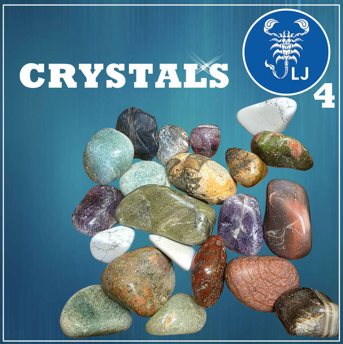 Tumble Stone and Crystals (04)  |  294 GRAMS |