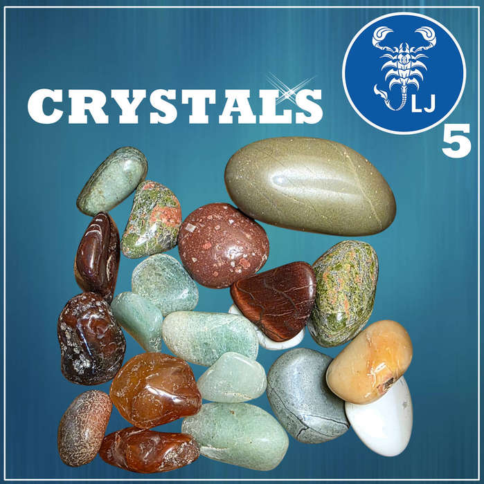 Tumble Stone and Crystals (05)   | 280 GRAMS  |