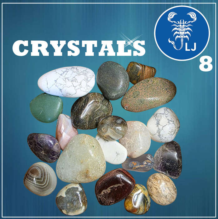 Tumble Stone and Crystals (08)   | 215 GRAMS  |