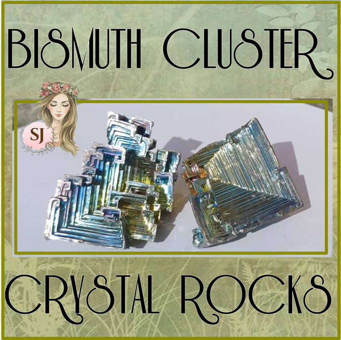 Bismuth cluster crystal rocks (SET)