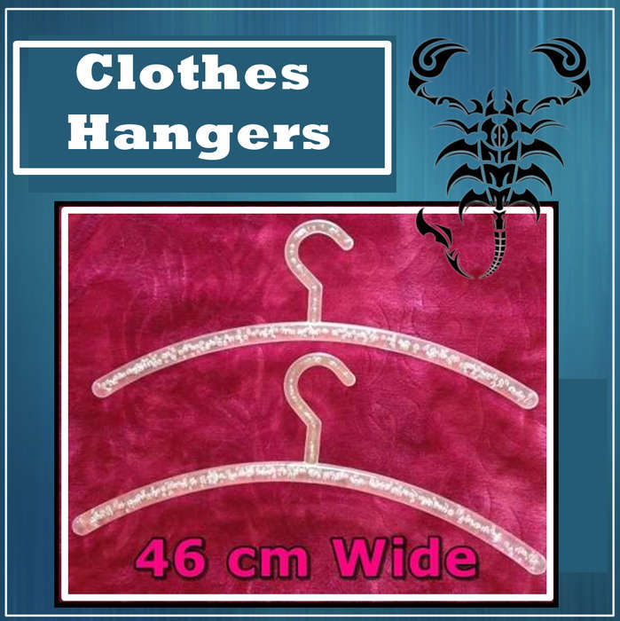 Hand crafter plexiglass Bubble Clothes Hangers