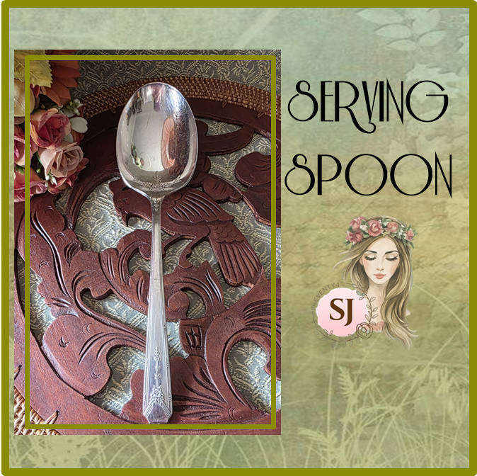 DESSERT SERVING SPOON | PLATED |