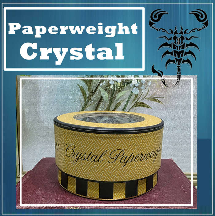 Crystal Paperweight made in France