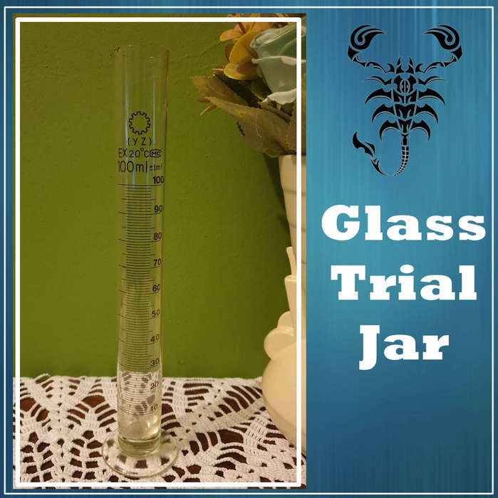 Glass Trial Jar (100ml)