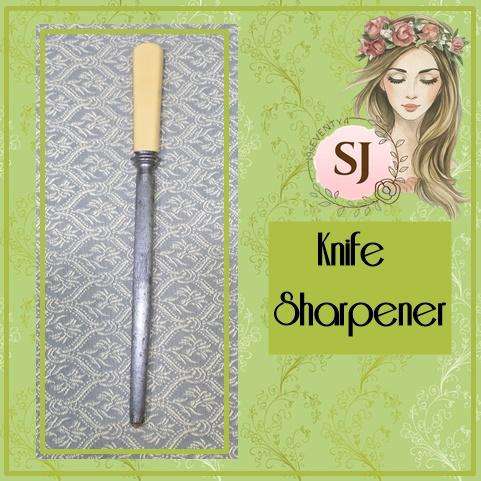 Vintage Bone Handle Knife Sharpener