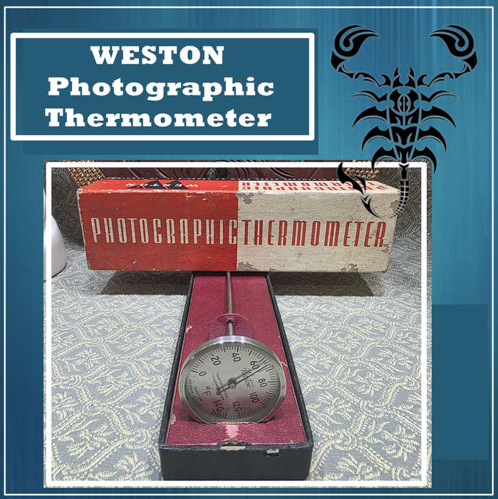 Vintage WESTON Photographic Thermometer - Original PackagingVintage WESTON Photographic Thermometer