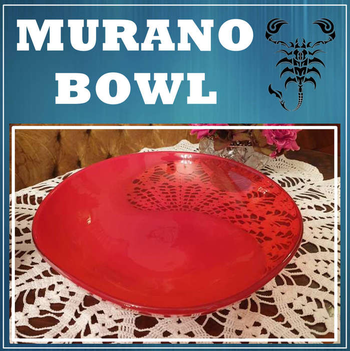 MURANO BOWL | GREAT CONDITION | HANDMADE |