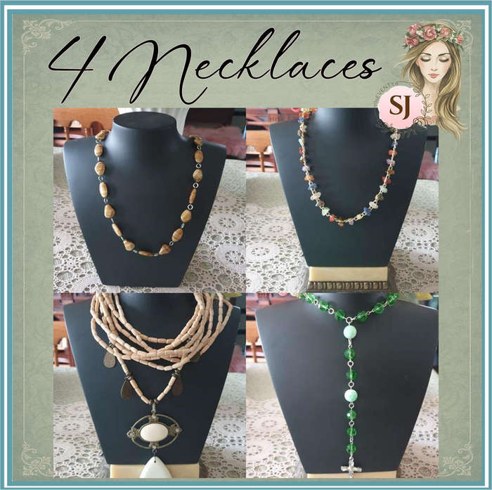 4 Necklaces for your collection