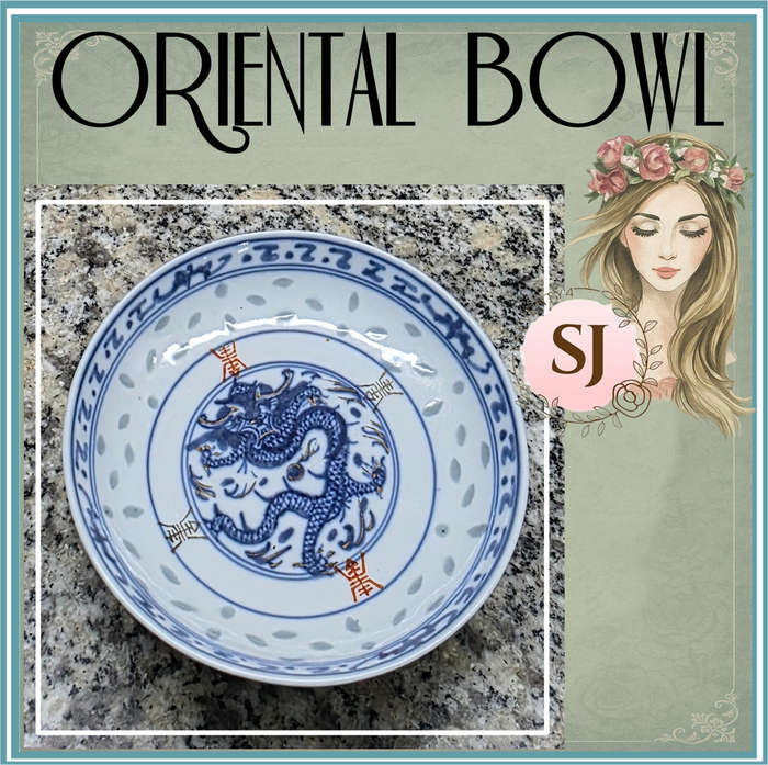 Small Blue Bowl for Your Collection | 11 X 3 CM HIGH | ORIENTAL |