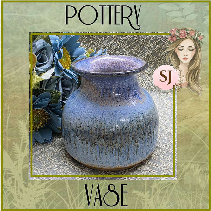 Small Pottery Vase from the 1980`s