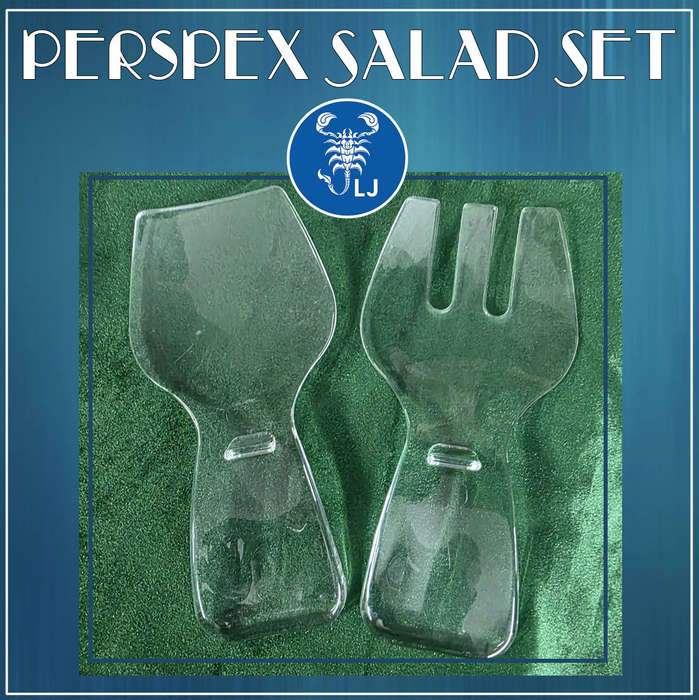 Perspex Salad Set