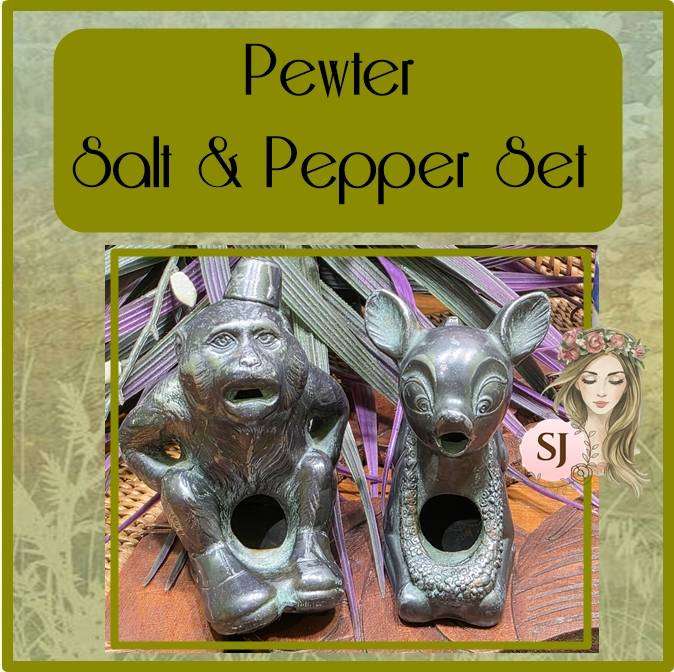 Pewter Salt and Pepper Set