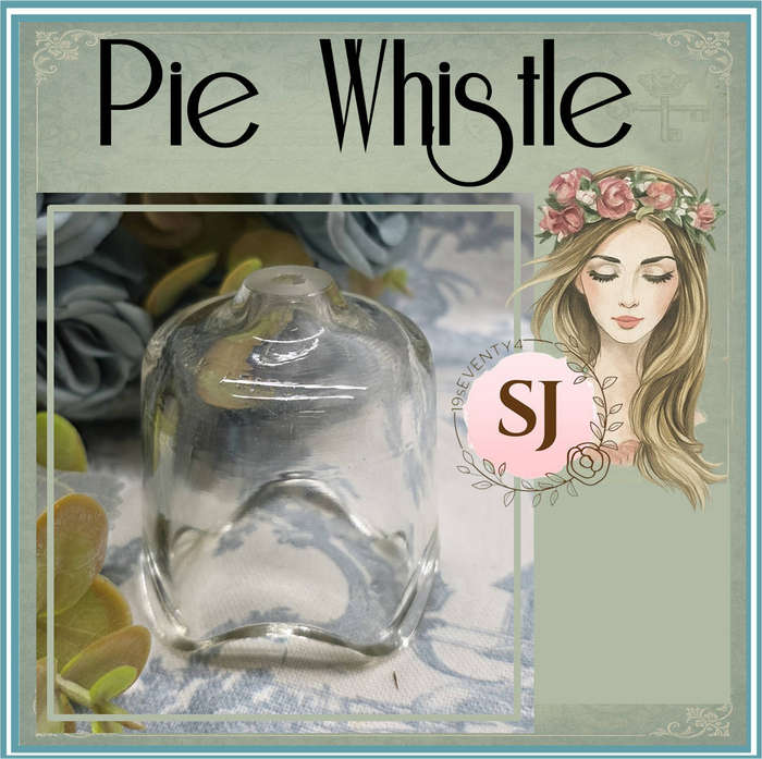 British-made Pyrex Glass Pie Whistle | 5 X 6 CM HIGH |