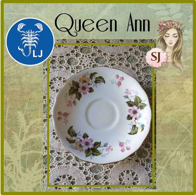 Queen Ann Replacement Saucer and Side Plate