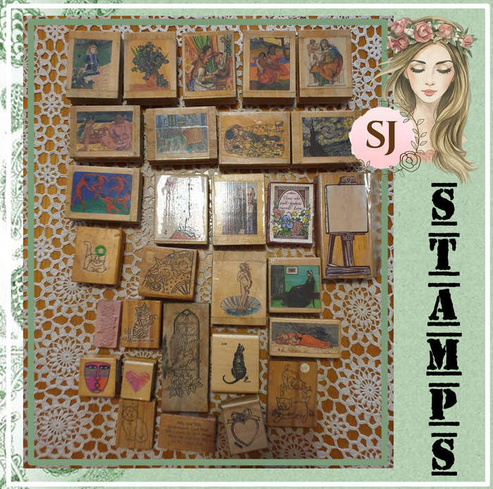 Rubber Stamp Collection | 29 Rubber Stamps | Museum Collection etc |