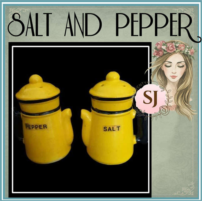 Salt and Pepper Set made in Japan