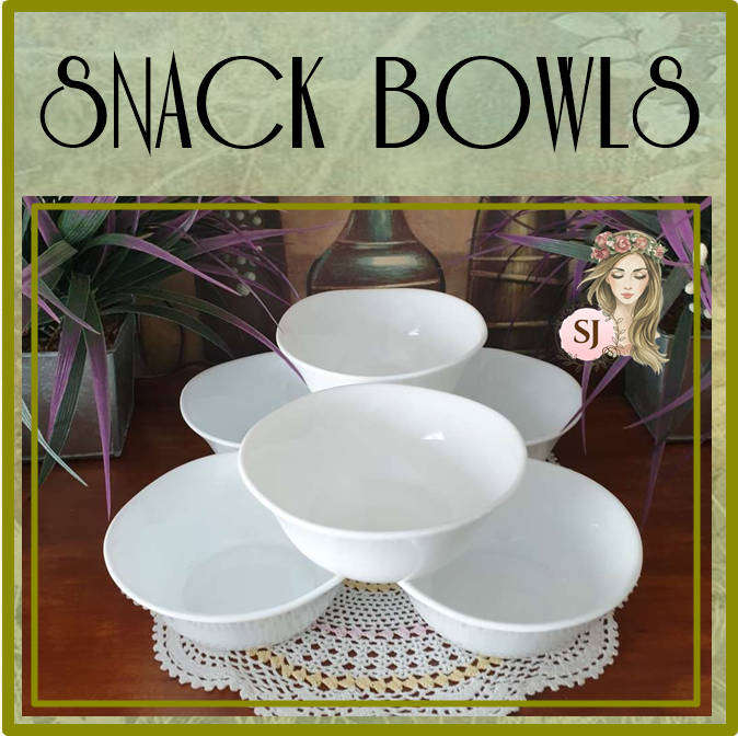 6 SMALL SNACK/ DIP  BOWLS