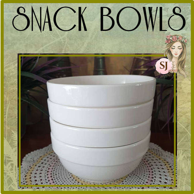 4  SNACK/ DIP  BOWLS