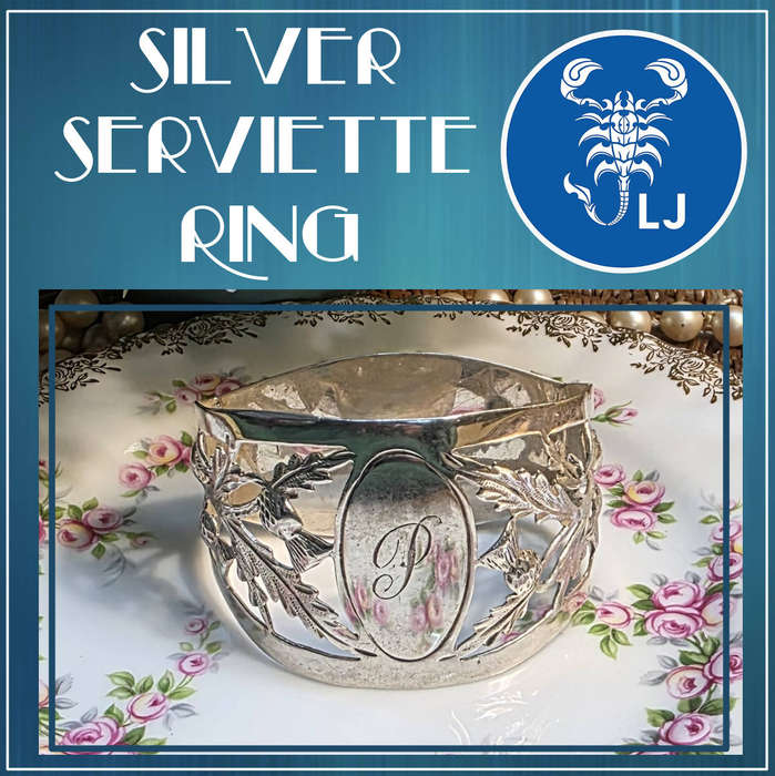 Vintage Silver Serviette Ring  25.28 g