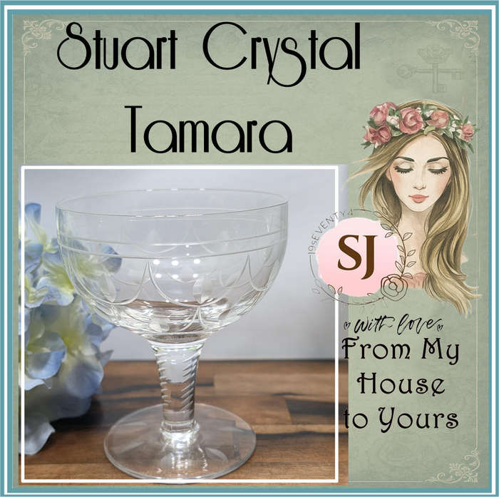 Stuart Crystal Champagne/Coupe Glass | Tamara Pattern |