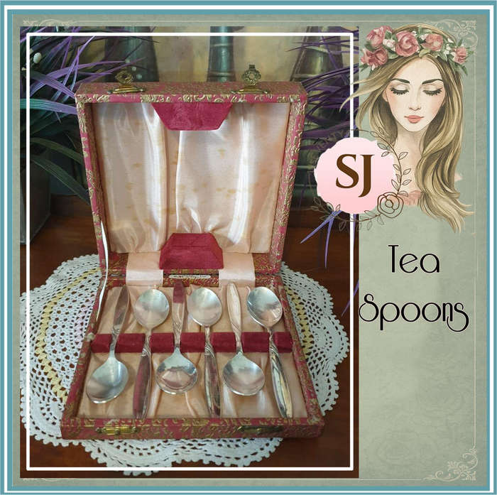 Tea Spoons in Box