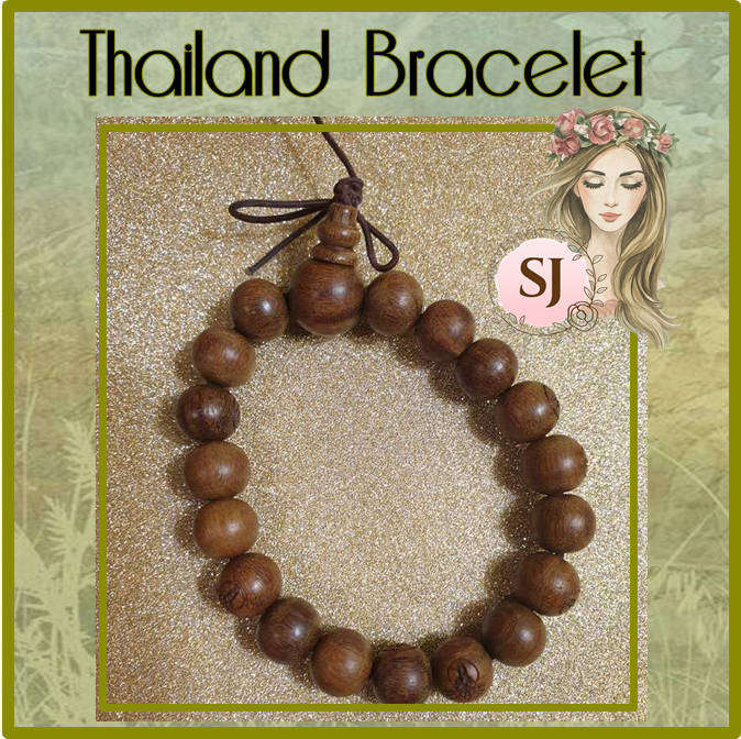 Thailand Bracelet |Wooden |  Handmade Unique |  Healthy  | Lucky |