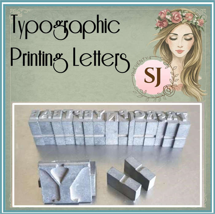 Typographic Printing Letters
