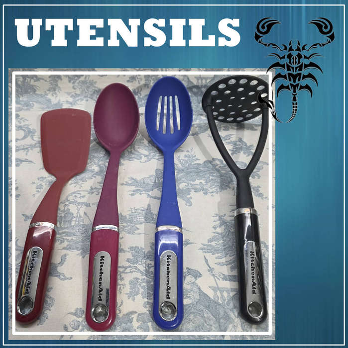 Set of 4 KitchenAid Utensils | Very Good Condition