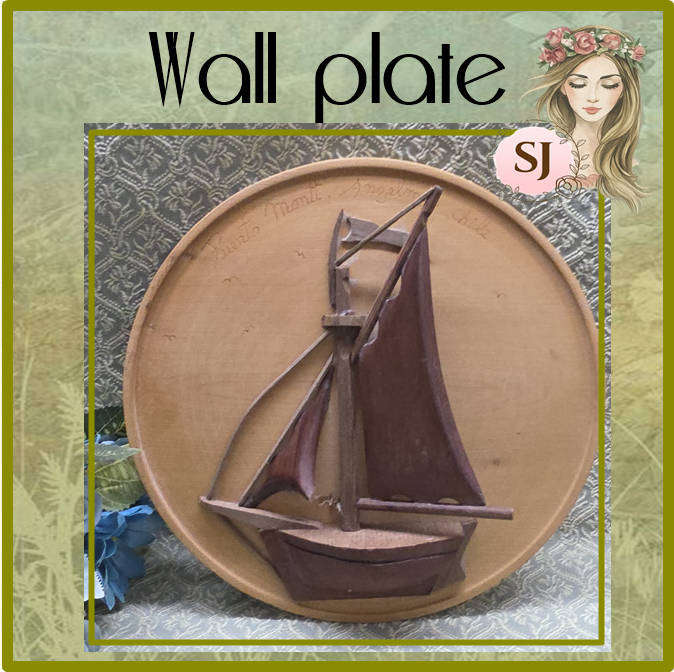 Wooden wall ornament