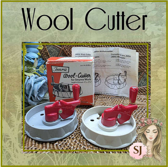 An Imra Germany Smyrna Work Wool Cutter (Two Cutters in Box)