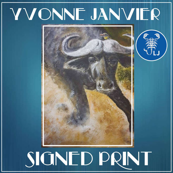 Yvonne Janvier -Buffalo- Original signed print A1 size