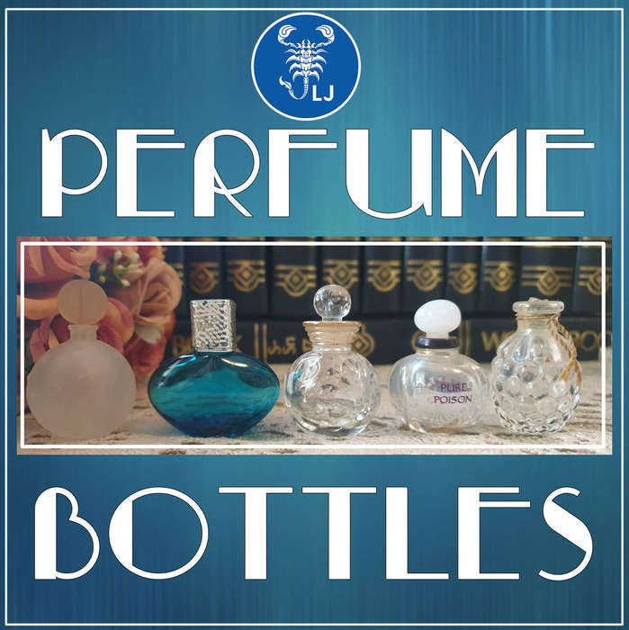 5 mini perfume bottles