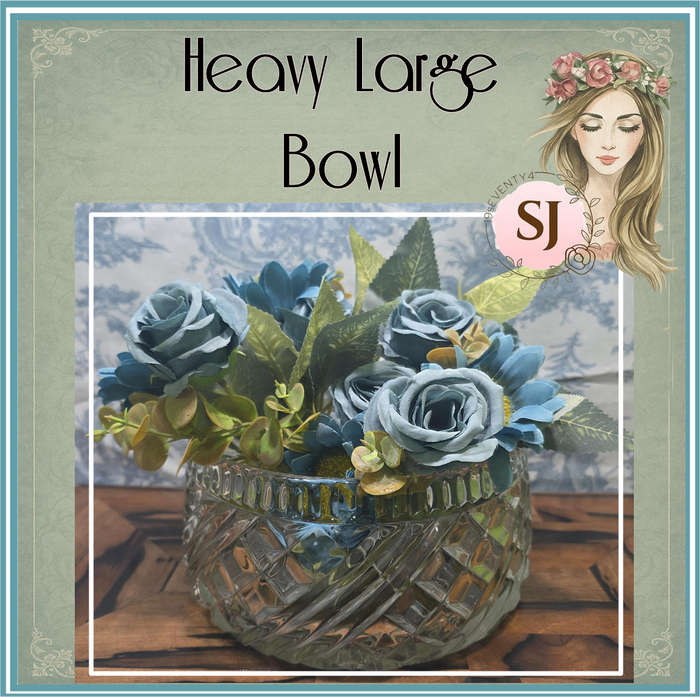 Beautifull Heavy Crystal Bowl