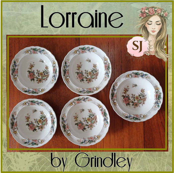 Lorraine by Grindley | 5 Small Bowls |