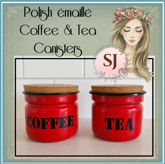 Café et Thé  Polish Enamel Charm for Your Cuisine