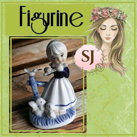 Small Blue and White Figurine