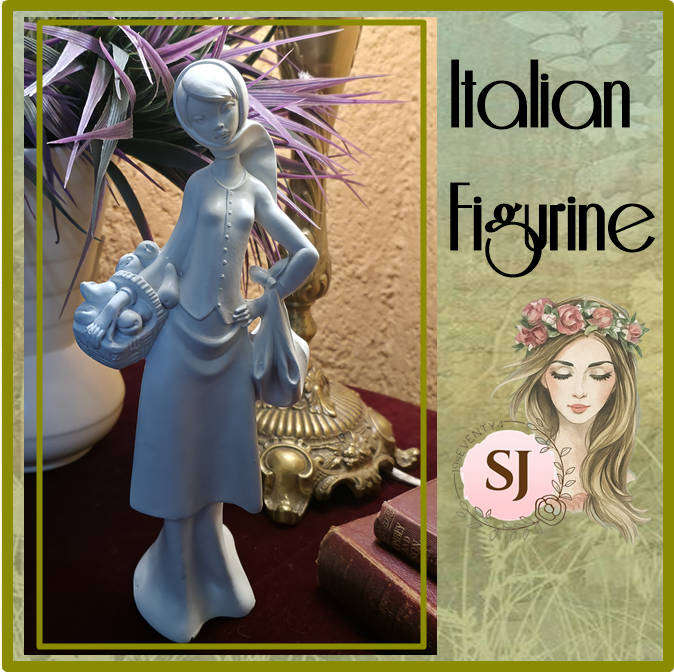 Vintage Lady Figurine  Depose Italy (2014)