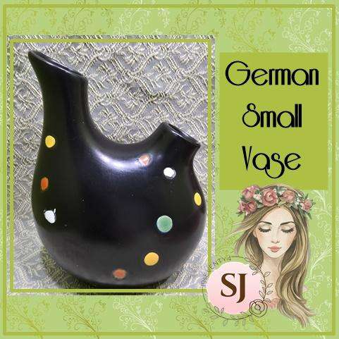 German Small Polka Dot Vase