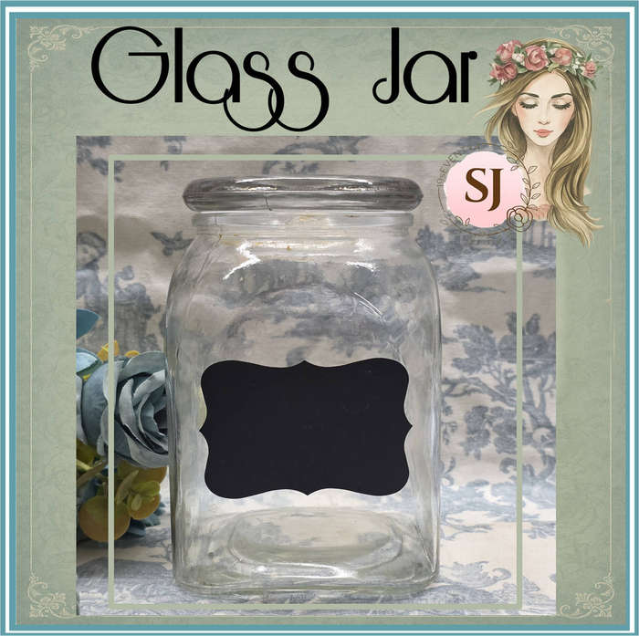 GLASS STORAGE JAR | CANDY JAR | BISCUIT JAR |