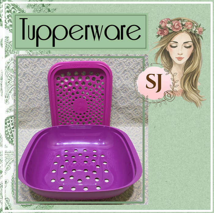 Tupperware Purple Strainers