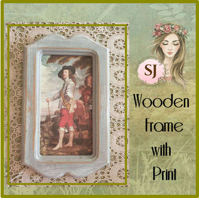 WOODEN FRAME WITH PRINT